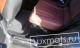 Автомобильные коврики в салон для Lexus LX570 (Лексус LX570) (2012-2016) 3D с ковролином